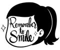 Word expressions for remember to smile