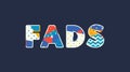 Fads Concept Word Art Illustration Royalty Free Stock Photo