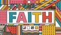 Faith Concept Abstract Background Illustration