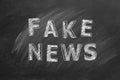 Fake news illustration Royalty Free Stock Photo