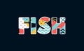 Fish Concept Word Art Illustration