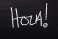 The word Hola!