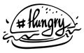 Word for hungry with hamburger