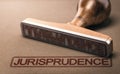 Word Jurisprudence. Law And Justice Concept Royalty Free Stock Photo