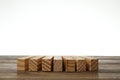 Word KEYWORD made of blocks on wooden table Royalty Free Stock Photo