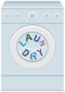 Word Laundry In Washing Machine