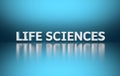 Word Life Sciences written in white colors