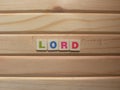 Word Lord on wood