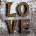 Word love Royalty Free Stock Photo