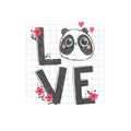 Word - love in the doodle style Royalty Free Stock Photo