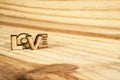 Word love, wood