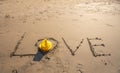 The word `love` Royalty Free Stock Photo