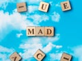 The word mad Royalty Free Stock Photo