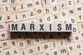 The word of MARXISM on building blocks concept