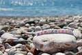 The word Montenegro on the pebbles Royalty Free Stock Photo