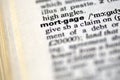The word mortgage Royalty Free Stock Photo