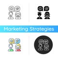 Word of mouth marketing icon