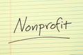 Nonprofit On A Yellow Legal Pad