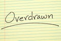 Overdrawn On A Yellow Legal Pad Royalty Free Stock Photo