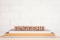 The word PAYROLL and blank space background, vintage Royalty Free Stock Photo