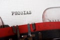 Phobias concept view