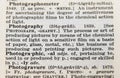 Word Photography on an old Dictionary Page