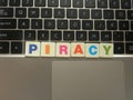 Word Piracy Royalty Free Stock Photo