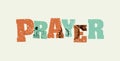 Prayer Concept Stamped Word Art Illustration Royalty Free Stock Photo