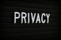 The word Privacy
