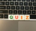 Word Quiz on keyboard
