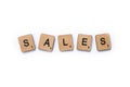 The word SALES