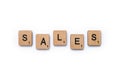 The word SALES