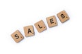 The word SALES