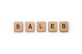 The word SALES