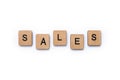 The word SALES