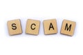 The word SCAM