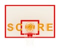 Word Score basketball composition