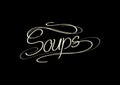 word soups. Vector illustration decorative design