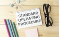 Word STANDARD OPERATING PROCEDURES written