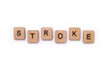 The word STROKE