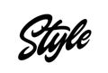 The word Style in vector format