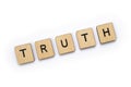 The word TRUTH Royalty Free Stock Photo