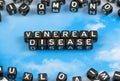The word Venereal disease Royalty Free Stock Photo