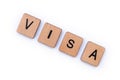 The word VISA