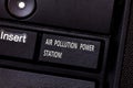 Word writing text Air Pollution Power Station. Business concept for Industrial danger Smog Environmental risk Keyboard