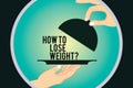 Word writing text How To Lose Weightquestion. Business concept for Strategies to get fitter stop being fat Hu analysis