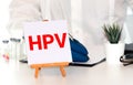 Word writing text Hpv Royalty Free Stock Photo