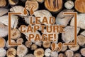 Word writing text Lead Capture Page. Business concept for landing sites that helps collect leads for promotions Wooden Royalty Free Stock Photo