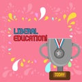 Word writing text Liberal Education. Business concept for education suitable for the cultivation of free huanalysis