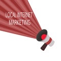 Word writing text Local Internet Marketing. Business concept for use Search Engines for Reviews and Business List